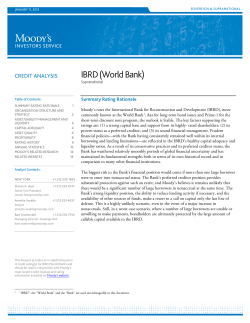 IBRD (World Bank) - World Bank Treasury