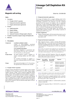 Lineage Cell Depletion Kit