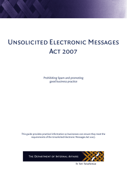 Understanding the Unsolicited Electronic Messages Act