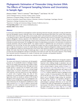 Phylogenetic Estimation of Timescales Using Ancient DNA: The