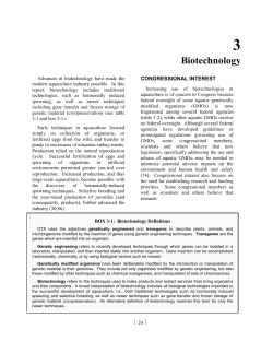 Biotechnology - Princeton University