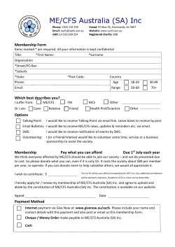 Membership Form Which best describes you? Options Membership