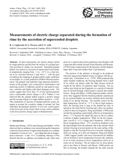 Measurements of electric charge separated during the formation of