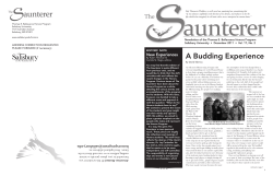 A Budding Experience - Salisbury University