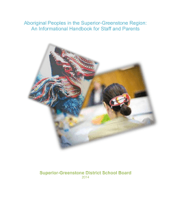 Aboriginal Peoples in the Superior