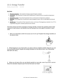 13-2 Energy Transfer