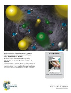Tracking the structural arrangement of ions in carbon supercapacitor