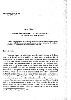 Monomial ideals of polynomials over noetherian