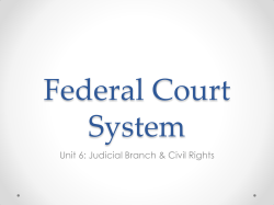 Federal Court System