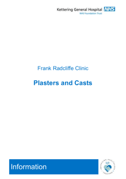 Plasters and Casts