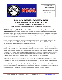 nssa announces 2011 awards winners