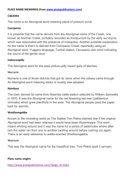 PLACE NAME MEANINGS (from www.piulapublications.com