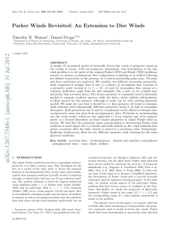 Parker Winds Revisited: An Extension to Disc Winds