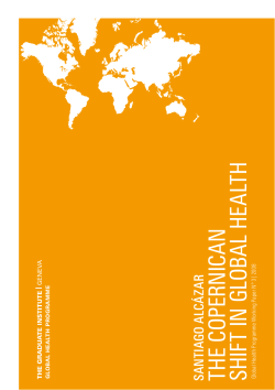 The Copernican Shift in Global Health