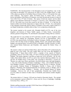 THE NATIONAL ARCHIVES PROB 11/40, ff. 127