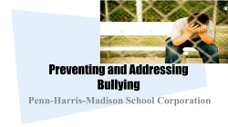 Preventing and Addressing Bullying - Penn-Harris