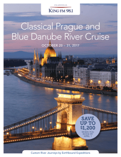 Classical Prague and Blue Danube River Cruise