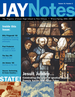 JayNotes interior--fall 04 - Jesuit High School New Orleans