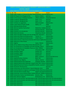 December - Amrita Vishwa Vidyapeetham