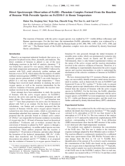 Direct Spectroscopic Observation of Fe(III)