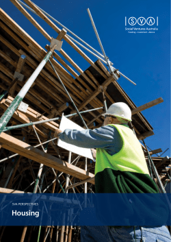 Housing - Social Ventures Australia