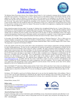 Medway Queen awarded HLF transition funding