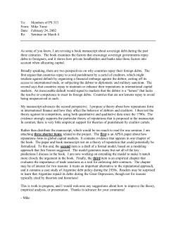 To: Members of PS 313 From: Mike Tomz Date: February 24, 2002