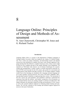 Principles of Design and Methods of As