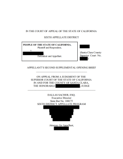 SDAP Sample Brief  - Central California Appellate Program