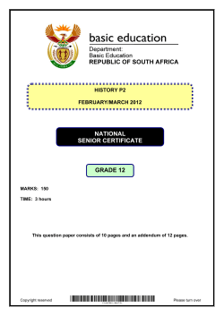 QUESTION 1: HOW SUCCESSFUL WAS LENIN`S