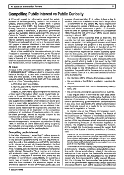 Compelling Public Interest vs Public Curiosity