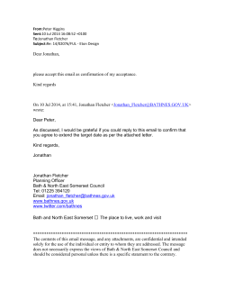 Dear Jonathan, please accept this email as confirmation of my