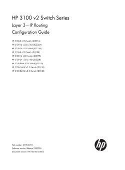 IP Routing Configuration Guide