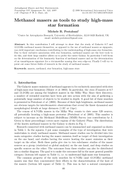 Methanol masers as tools to study high