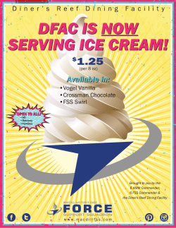 dfac is now serving ice cream!