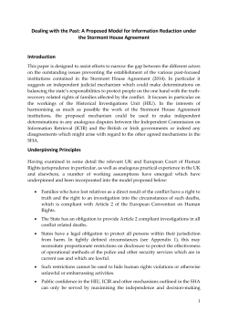 Dealing with the Past: A Proposed Model for Information Redaction