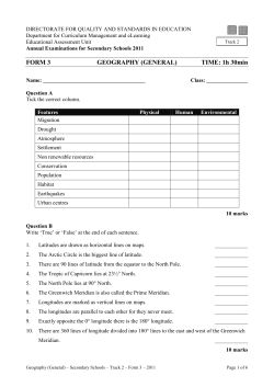 Form 3 Gen - Curriculum