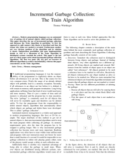 Incremental Garbage Collection: The Train