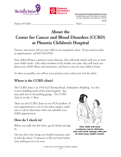 About the Center for Cancer and Blood Disorders at Phoenix