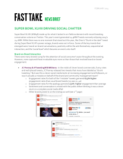super bowl xlviii driving social chatter