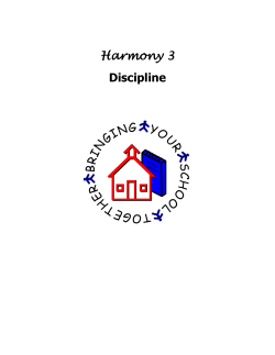 Harmony 3 Discipline - Carroll Consolidated Schools