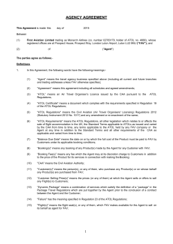agency agreement