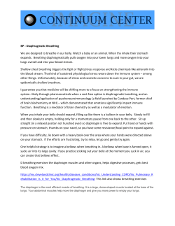 Diaphragmatic Breathing
