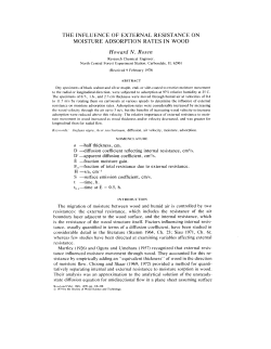 this PDF file - Wood and Fiber Science