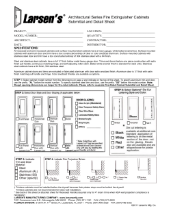 Larsen`s Architectural Series Fire Extinguisher