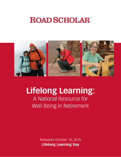 Lifelong Learning
