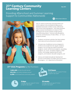 21st Century Community Learning Centers