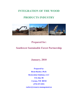 integration of the wood products industry