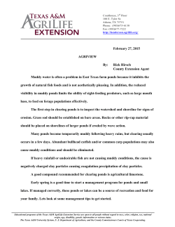 27th February 2015 AgriView - AgriLife Extension County Offices