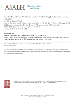 God, Gandhi, and Guns: The African American Freedom Struggle in